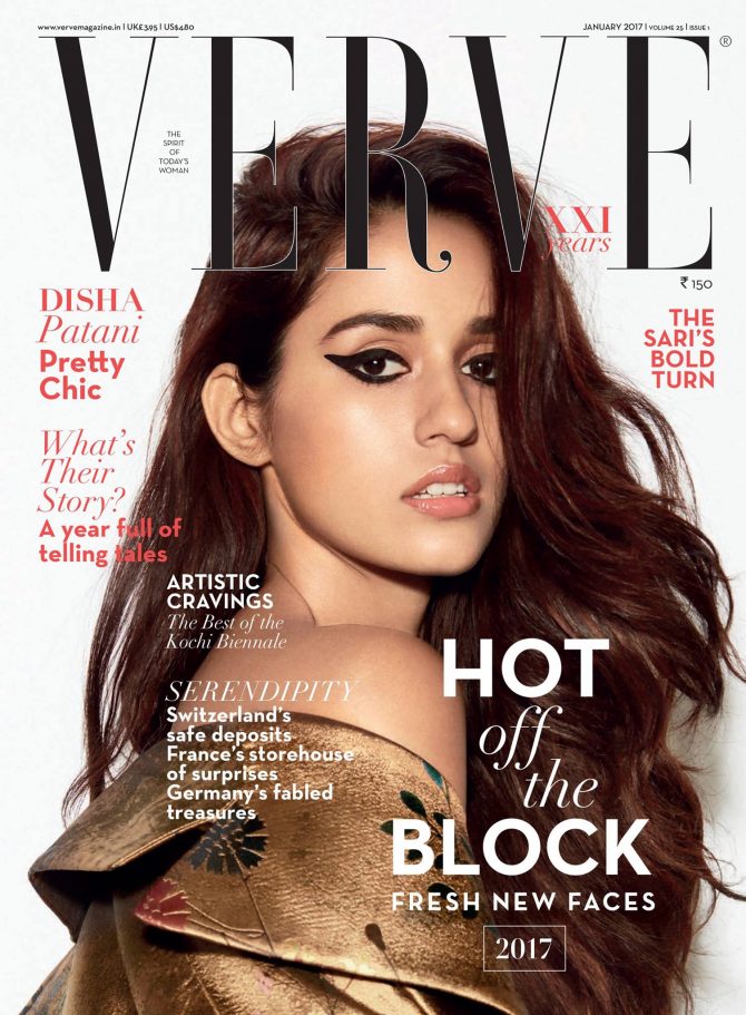 VERVE India magazine cover retouch